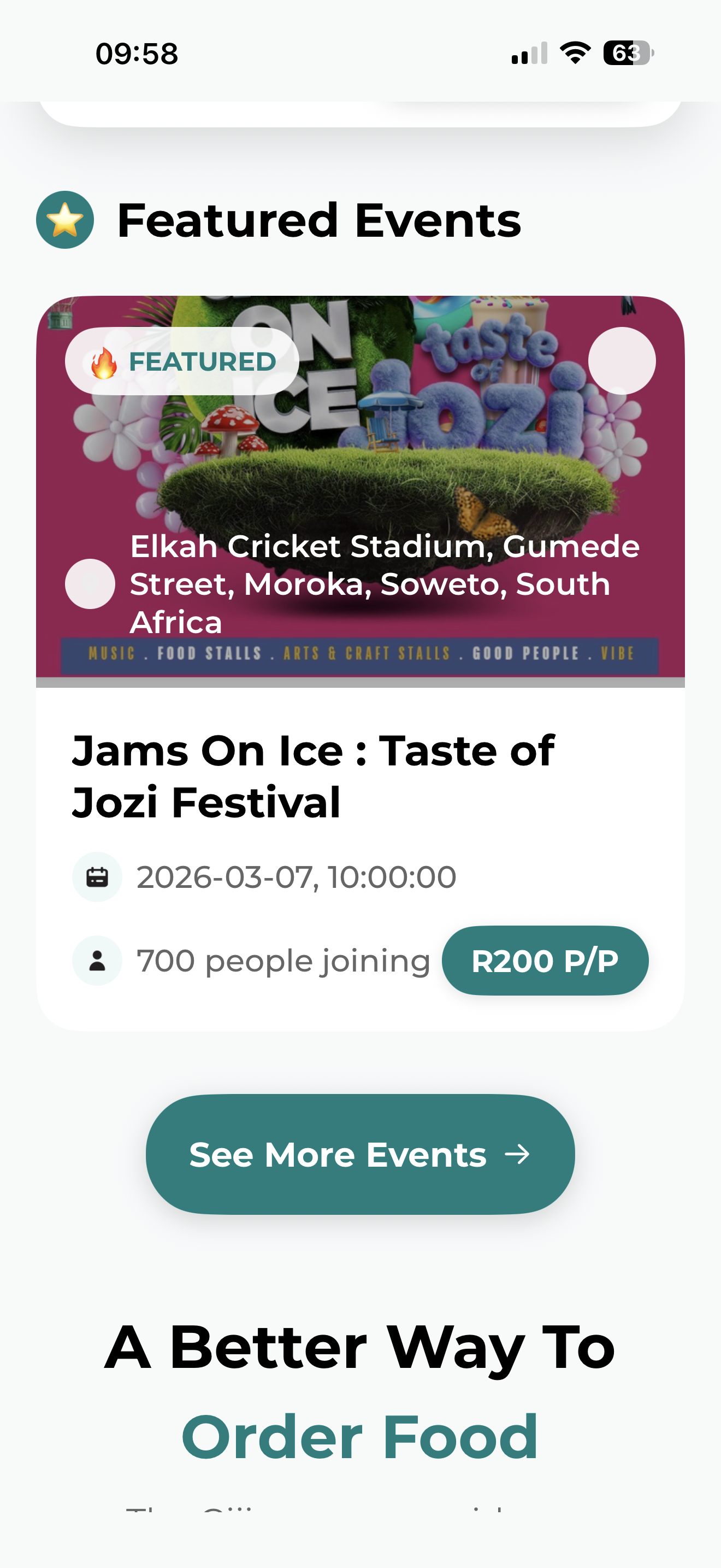 Featured events: discover shows and festivals near you